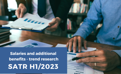 РЕЗУЛТАТИ ОТ ПРОУЧВАНЕТО НА MANPOWER БЪЛГАРИЯ "ЗАПЛАТИ И ДОПЪЛНИТЕЛНИ ПРИДОБИВКИ - ТЕНДЕНЦИИ" (SATR H1/2023)